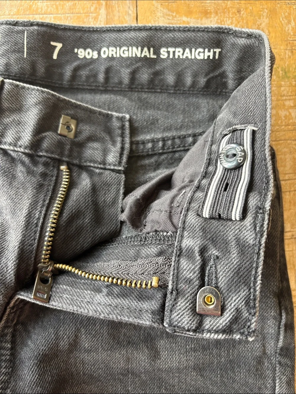NWOT Gap Boys Black Denim Jeans size 7